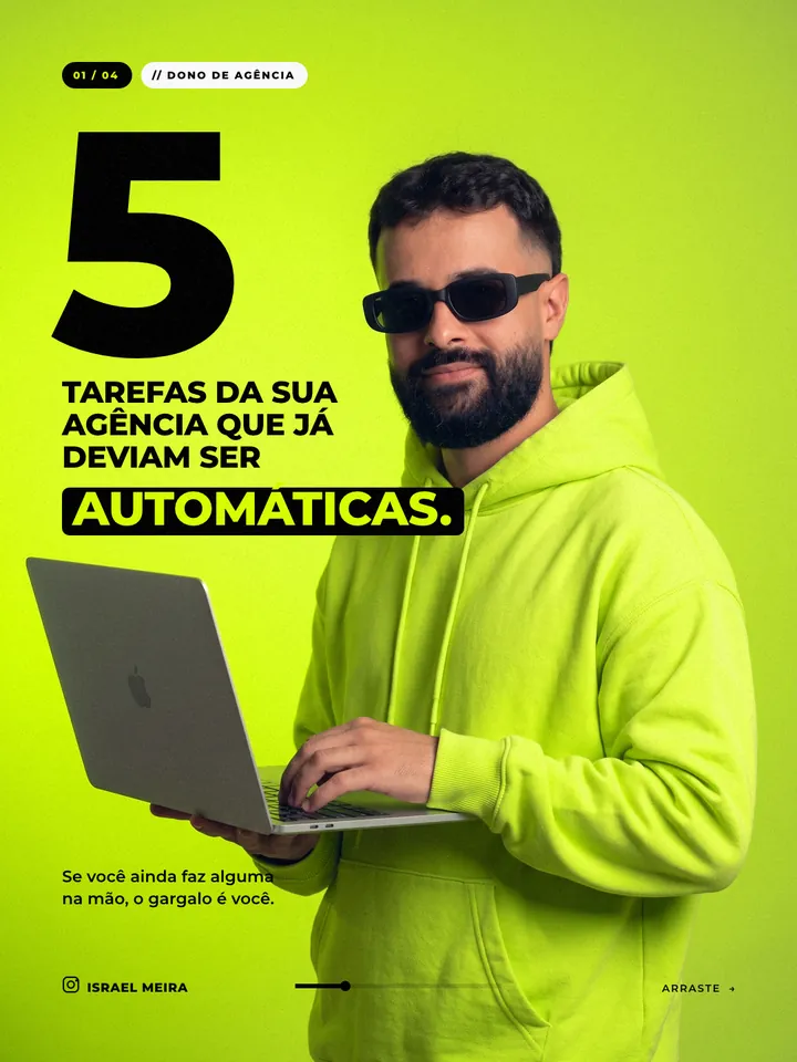 Arte de Israel Meira: 5 tarefas que já deviam ser automáticas